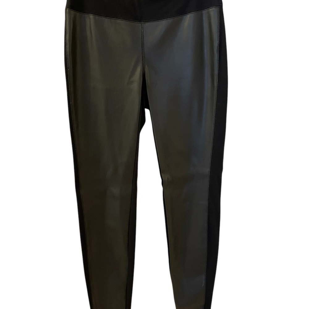 Soma Smoothing Faux Leather Leggings, Size S, Black, Everywhere Pointe L… - Picture 5 of 6